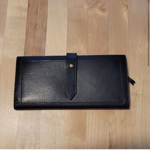 Madewell The Post Black Leather Wallet